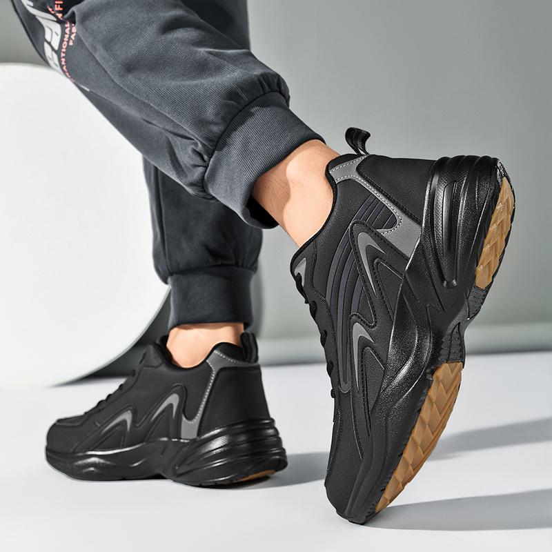 Мужская спортивная обувь, модные высококачественные дышащие кроссовки для бега на открытом воздухе 2024 года, новые роскошные дизайнерские кожаные повседневные плоские мужские кроссовки