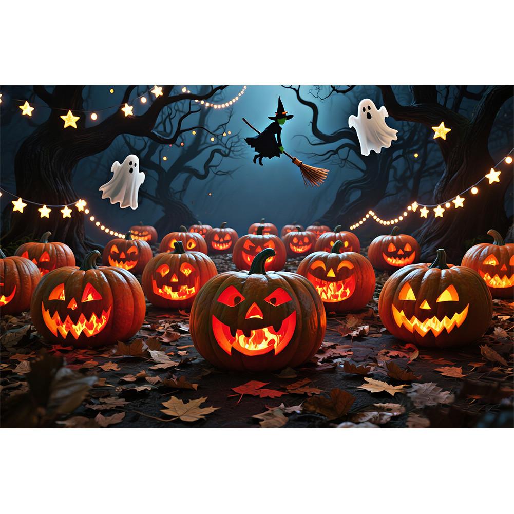 Horror Haunted House Tapestry Photography Background Halloween Vampire Scary Ghost Photo Studio Portrait Decor Backdrop