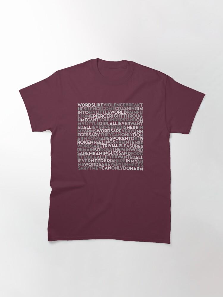 Enjoy The Silence - Depeche Mode (lyrics) v.2 Classic T-Shirt
