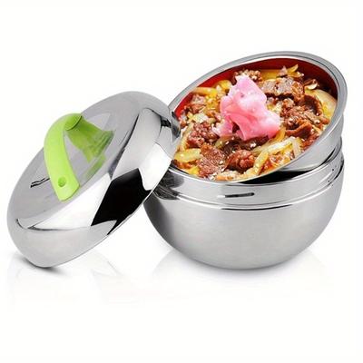Портативный офисный школьный изолированный контейнер для еды Bento из нержавеющей стали для обеда