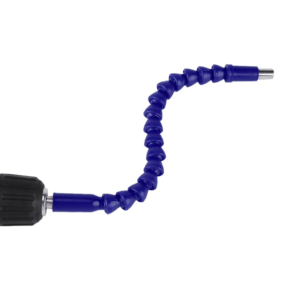 Flexible Shaft Bits 1 4 Hex Shank Extention Screwdriver Bit Holder Connect Link (blue)