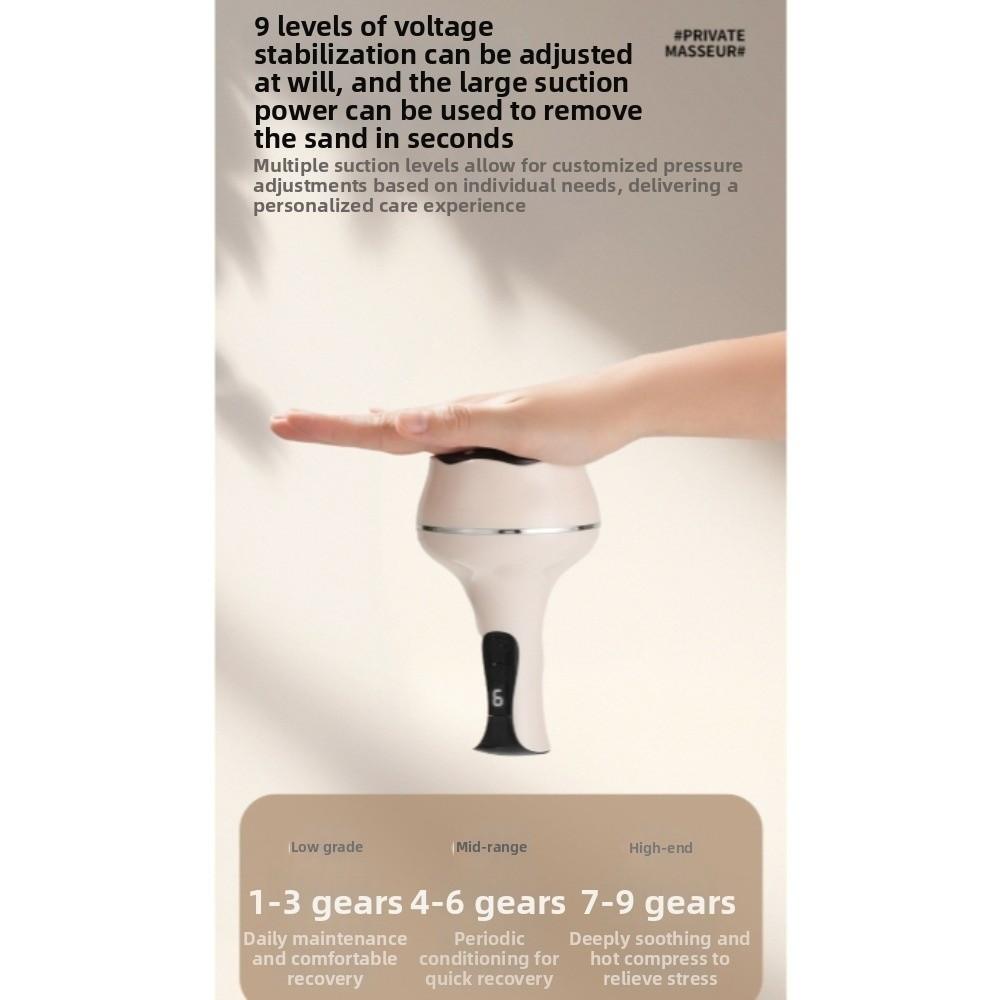 USB Rechargeable Handheld Abdominal Massager Electric Cupping Machine Gifts for Men, Women