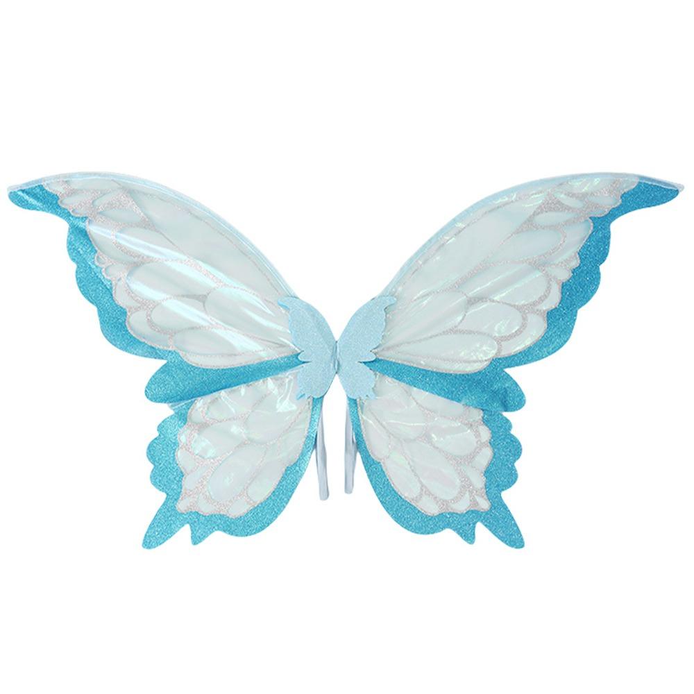 Adults Kids Girls Angel Wings Two-Color Halloween Costume Accessories Butterfly Costume Wings