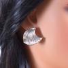 Корейские серьги-гвоздики Минималистичные Личностные Украшения для пирсинга ушей Винтажные серьги-волны Женские Девушки