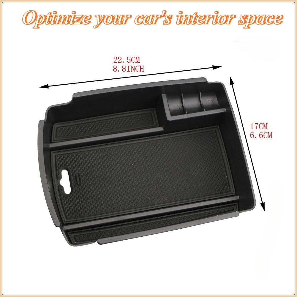 Car Central Control Armrest Storage Box Organizer Tray for KIA Sportage QL AT LHD 2016-2019 Interior Modification Accessory
