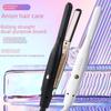 Multi-Functional Negative Ion Hair Styler: Curling Iron & Straightener for Women & Men, Compatible with British, American, & European Standards