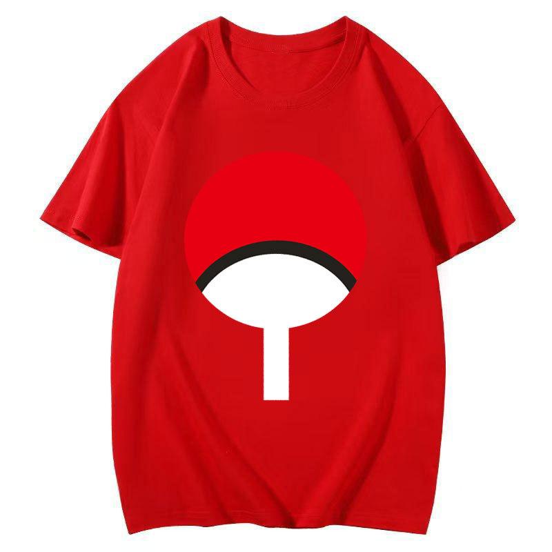 Anime Naruto Mens Summer T-shirt Kawaii Harajuku Manga Graphic Tops Tees Shirt Cotton Casual Cartoon Short-Sleeves Tshirts Streetwear