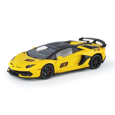 1/18 Lamborghini Aventador SVJ63 Съемная версия кабриолета Суперкар Сплав Металл Литой Модель автомобиля Украшение для улицы Коллекция