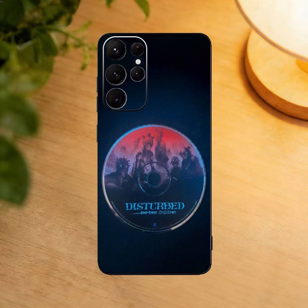 D-Disturbed Band Believe Phone Case For Samsung S25,24,23,22,30,21,10,9,Ultra,Plus,Lite Soft Black Case