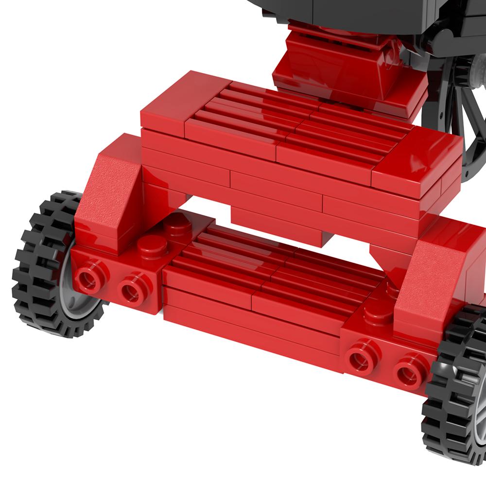 MOOXI Фильм ужасов 239 шт. MOC Кирпичики Пила Brickheadzed Билли Фигурка Модель Набор DIY Блоки Игрушки Для Детей Трехколесные велосипеды Подарок MOC7337
