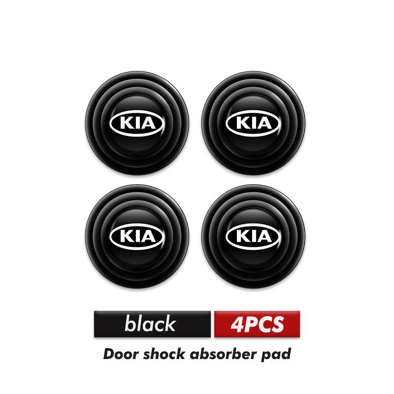 DWBR1 12pcs Car Door Shockproof Thicken Shock Absorbing Gasket For KIA Spectra Sedona Cadenza Proceed Sephia Stonic Carens
