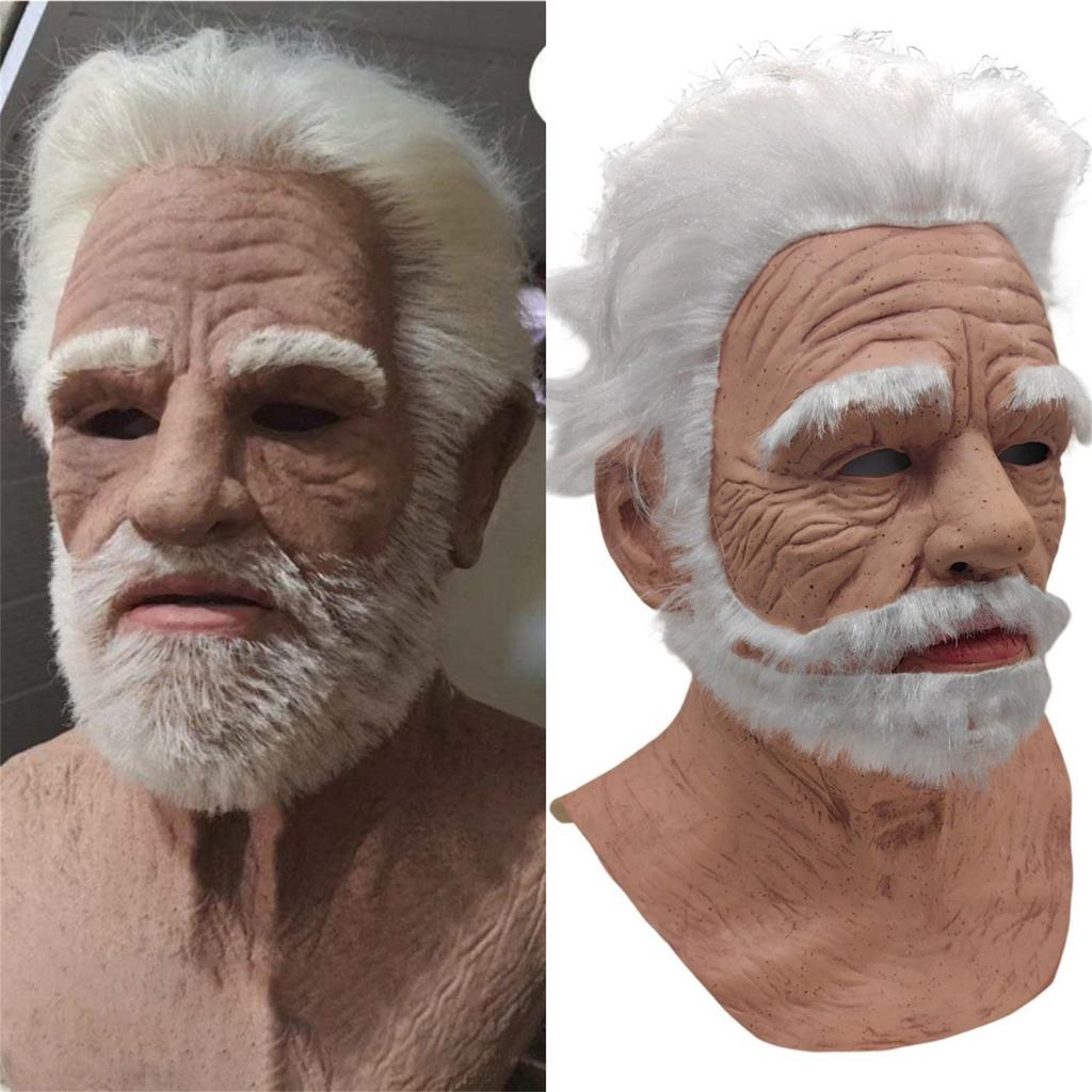 Another MeThe Elder Halloween Holiday Supersoft Old Man Adult Mask
