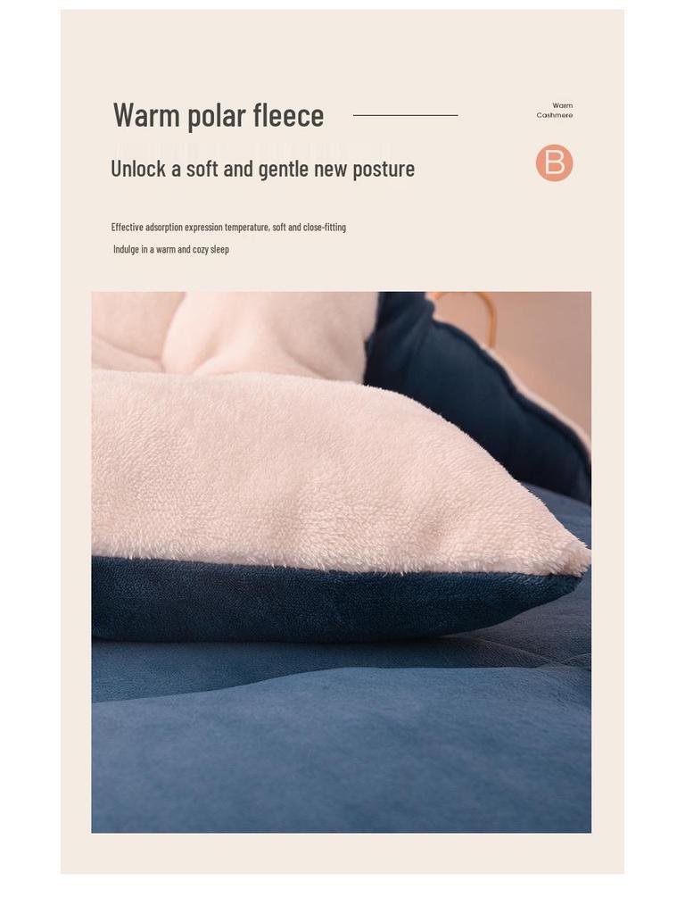 Двустороннее бархатное и фланелевое одеяло из овечьей шерсти на осень и зиму