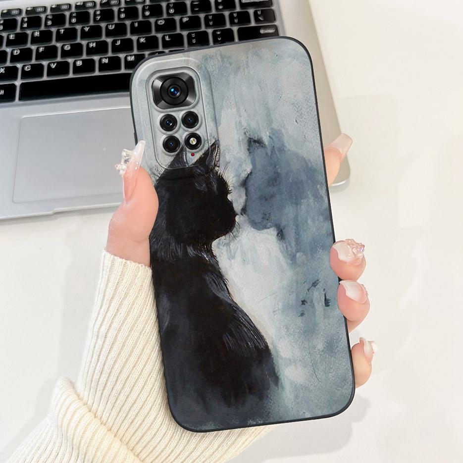 Для Xiaomi Redmi Note 11 4G Чехол Note 11S Роскошные Цветы Конфетная Раскрашенная Крышка Мягкий ТПУ Корпус Для Redmi Note 11 Pro Plus Чехол Сумки