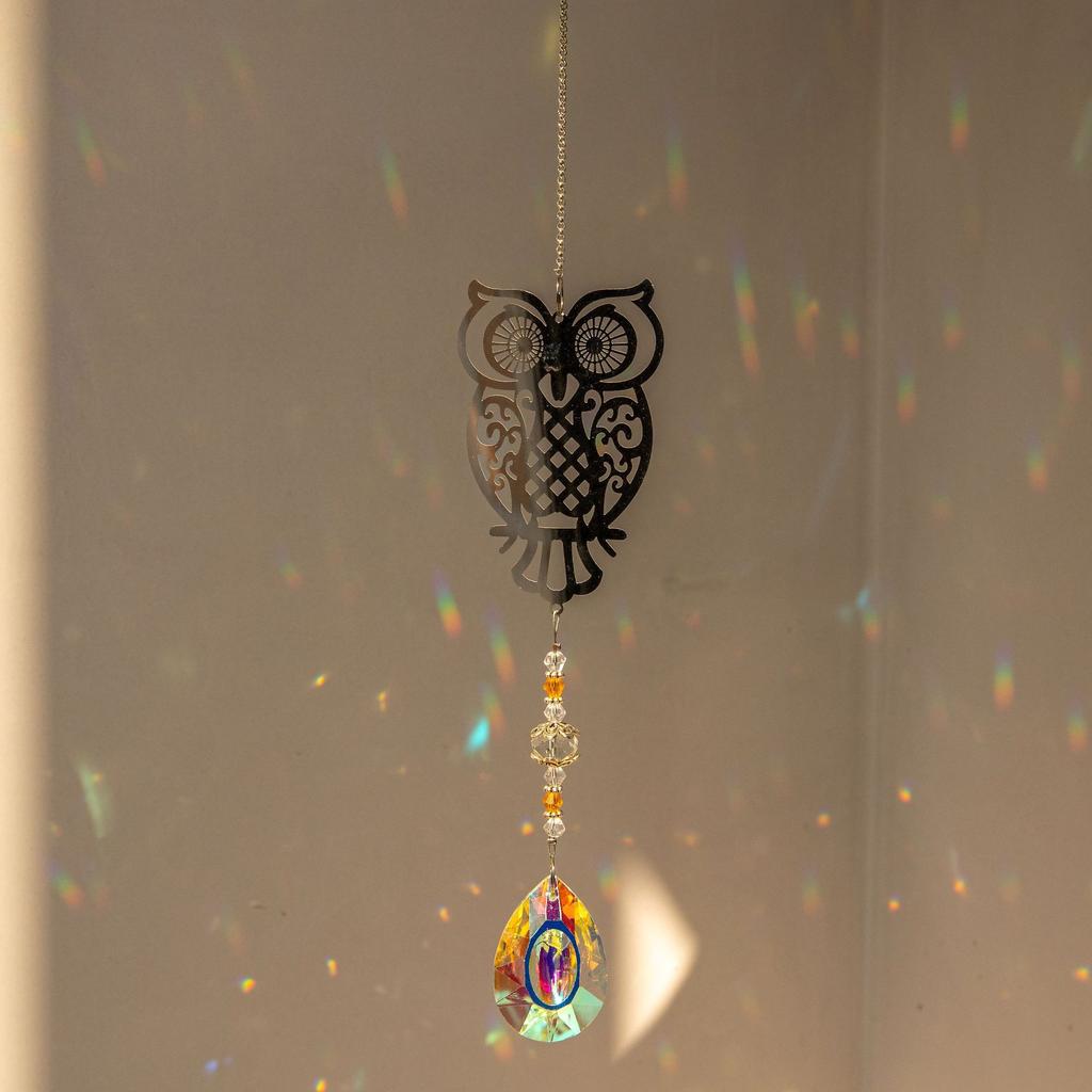 Crystal Suncatchers with Prisms Hanging Window Sun Catcher Decor Indoor Rainbow Maker Ornament Prism Suncatchers Gift