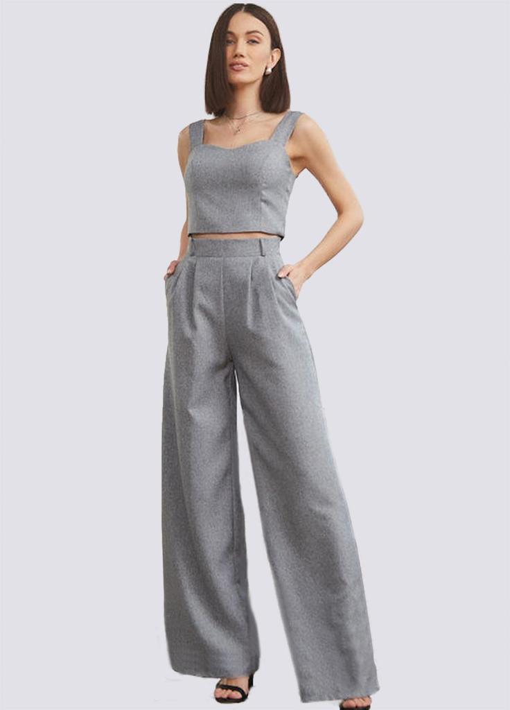 Брюки палаццо, черные