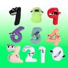 Alphabet Lore Number Series Plush Pillow Dolls for Kids' Educational Fun