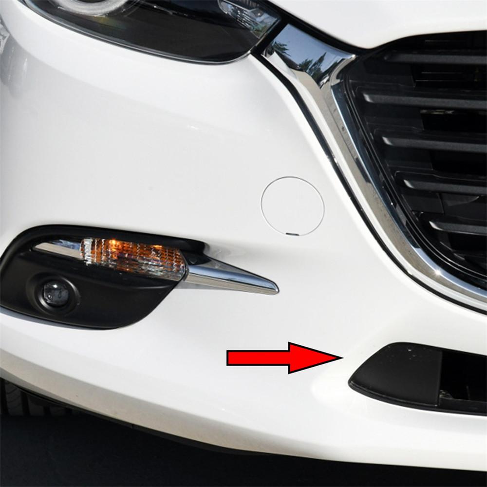 Новый Для Mazda 3 2017-2018 B63B-50-101 2 шт. Нижняя решетка переднего бампера Крышка буксировочного крюка