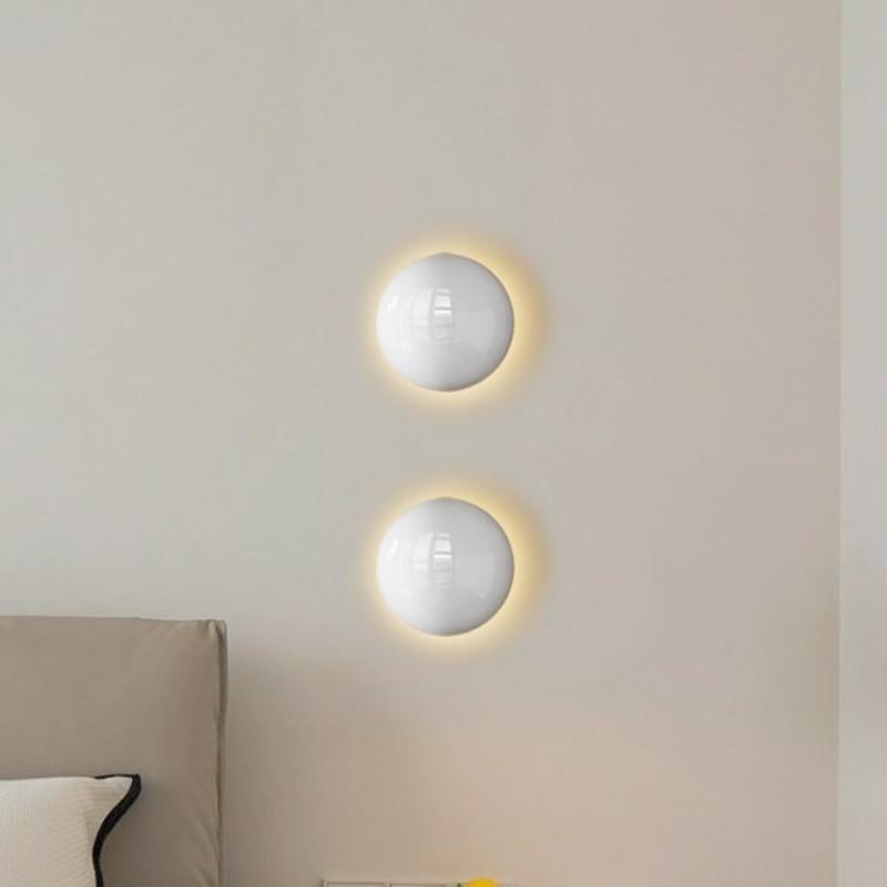 Современный простой романтический стиль настенные светильники из гальки скандинавский домашний декор коридор балкон прикроватная тумбочка настенный светильник светодиодный с регулировкой яркости