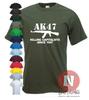 AK47 T-shirt Funny Political Weapons Cool Retro Rude Soviet Union USSR Tshirt