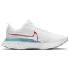 Nike React Infinity Run Flyknit 2 White Glacier Ice Мужские кроссовки Photon-Dust Чили-Красный CT2357-102