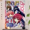 Angel Beats АНИМЕ Гобелен Художественная Печать Японский Настенный Гобелен Аниме Настенное Украшение Декор Дома