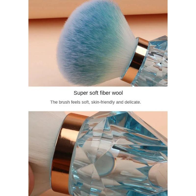 Новая модная алмазная кисть для ногтей с грибовидной головкой, большая косметическая кисть для пудры