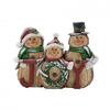 Wood Effect Snowman Family Of Joy