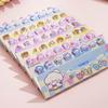 1 шт. Канцелярские принадлежности Kawaii с изображением мультяшных животных, маркеры, блокноты, закладки, флажки, индексные вкладки, липкие заметки, этикетки, бумажные наклейки