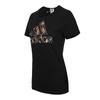 Adidas Стиль жизни Повседневный стиль Foil Bos Tee Круглый вырез Пуловер с принтом логотипа Футболка с коротким рукавом Женские топы Черный DN8796
