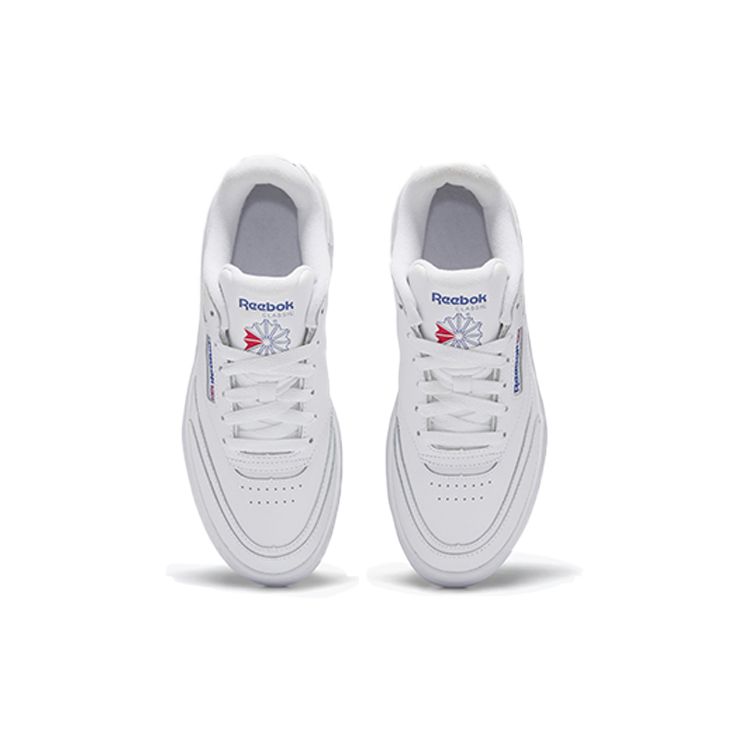 Reebok Женские кроссовки Club C Extra White Vector Blue Gum, белая обувь 100010061
