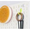 10Pcs Hardware Tool Oblique Hanger J Shape Pegboard Hook New Hole Board Hook