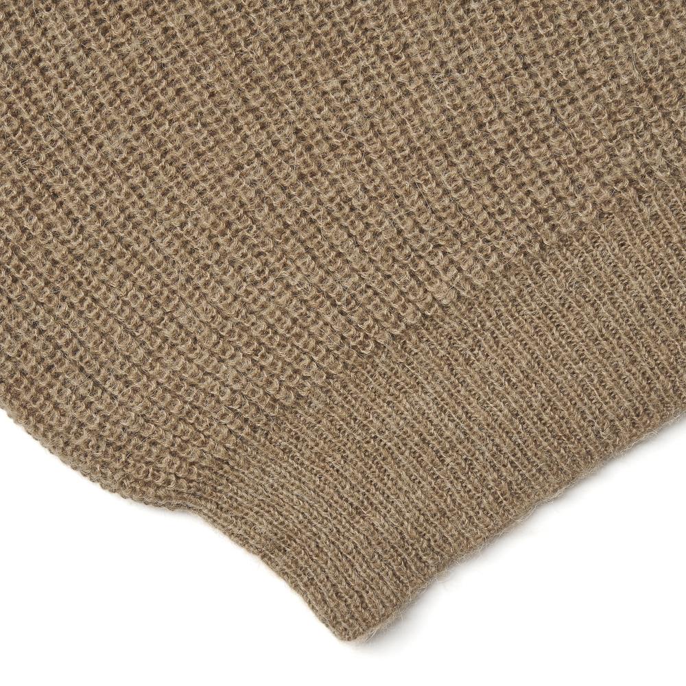 VERNO [Casual] Alpaca Crew-Neck Knit L.Brown