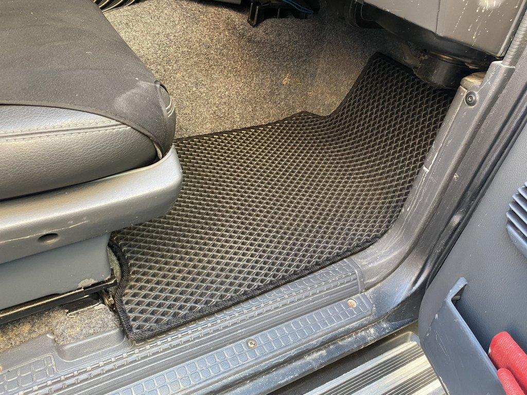 Коврики EVA (черные) Длинный, 5 штук (передние и задние) для Nissan Patrol Y60 1988-1997 гг