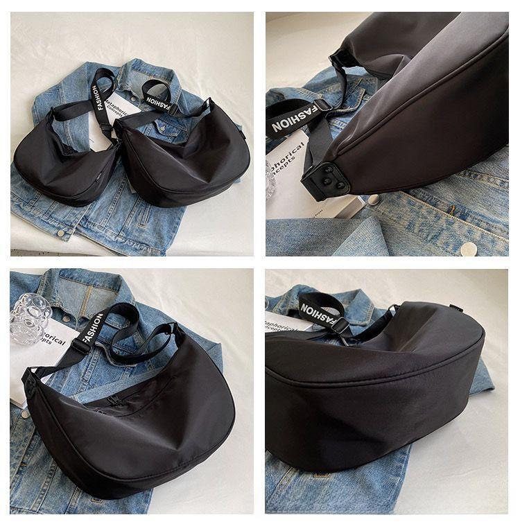 2025 Водонепроницаемая сумка для пельменей Oxford Crescent: Стильная сумка через плечо и почтальонка весна/лето