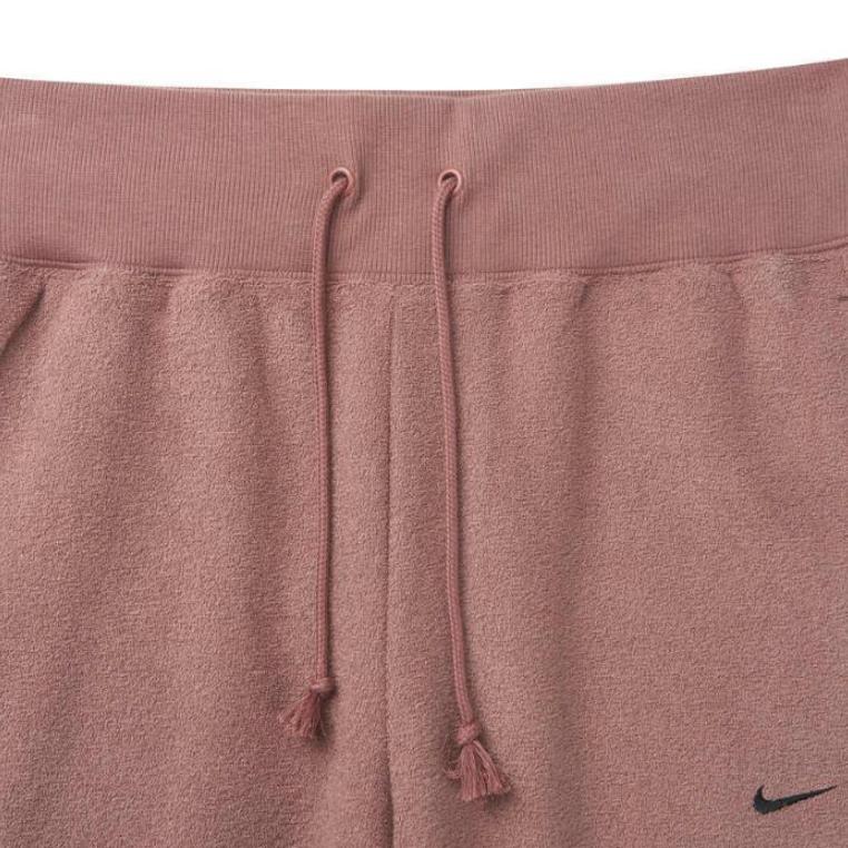 Nike Однотонные повседневные брюки со шнуровкой и разрезом по низу, женские брюки Lotus-Pink FN3623-208