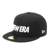 [New Era] Cap 59FIFTY Wordmark Logo BlackLogo