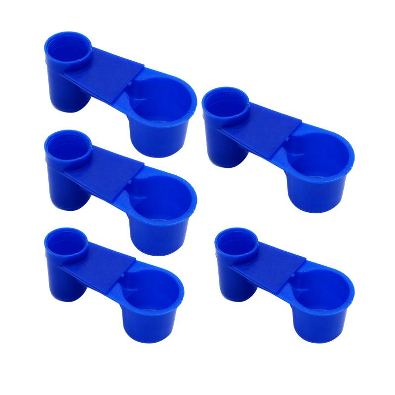 5/10/20 шт. Чашки-поилки для птиц, перепелов, чашка для воды, чашка для кошек, кур, голубей, попугаев, хомяков, двойной ниппель, направляющая для воды для семьи