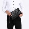 Men's Genuine Leather Business Casual Clutch: Large Capacity Cowhide Envelope Bag and Wallet