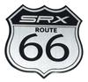 [Кошачья драка] Алюминиевый значок США. Ретро-наклейка Route 66 (SRX