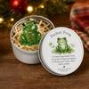Unique Gift for Friends Whimsical Recycled Pocket Frog, Mini Frog in Tin Box, Small Buddy Christmas Animal Figurines, Cute Luck Pet Office