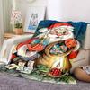 1Pc Christmas Nutcracker Party Blanket Soft And Comfortable Casual Warm Camping Travel Christmas Halloween Gift M91719
