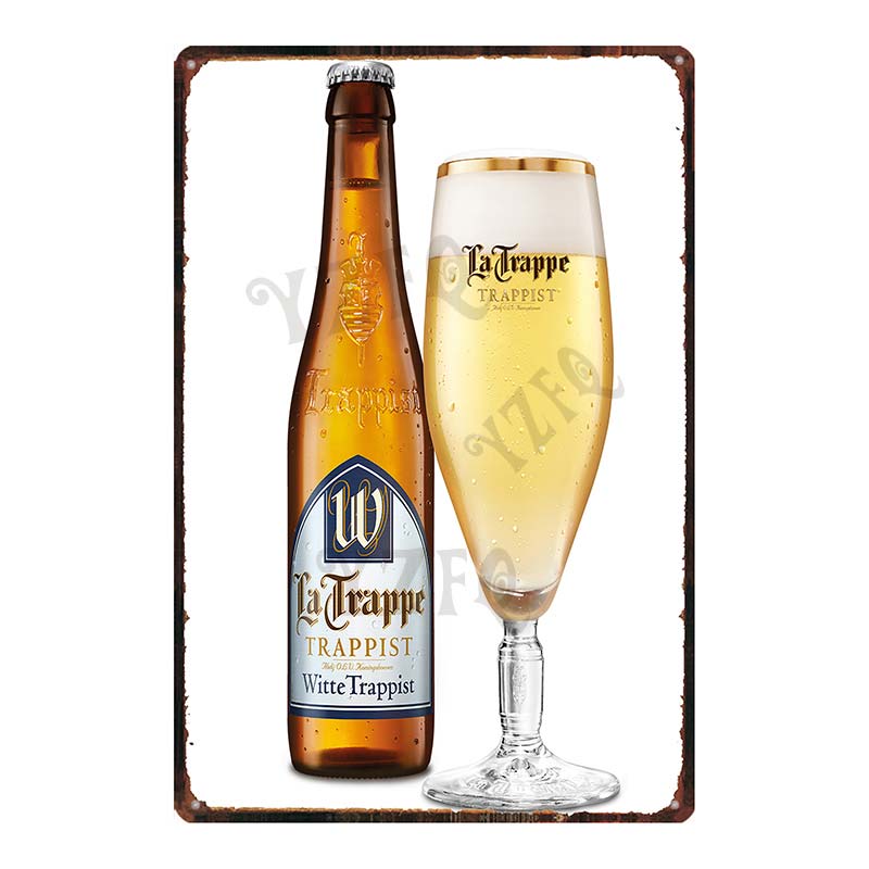 Бельгийское пиво VintageBrugse Zot La Trappe Металлические жестяные таблички для стены Бар Паб Искусство Кухня Кофе Домашний декор 30X20СМ DU-8282A