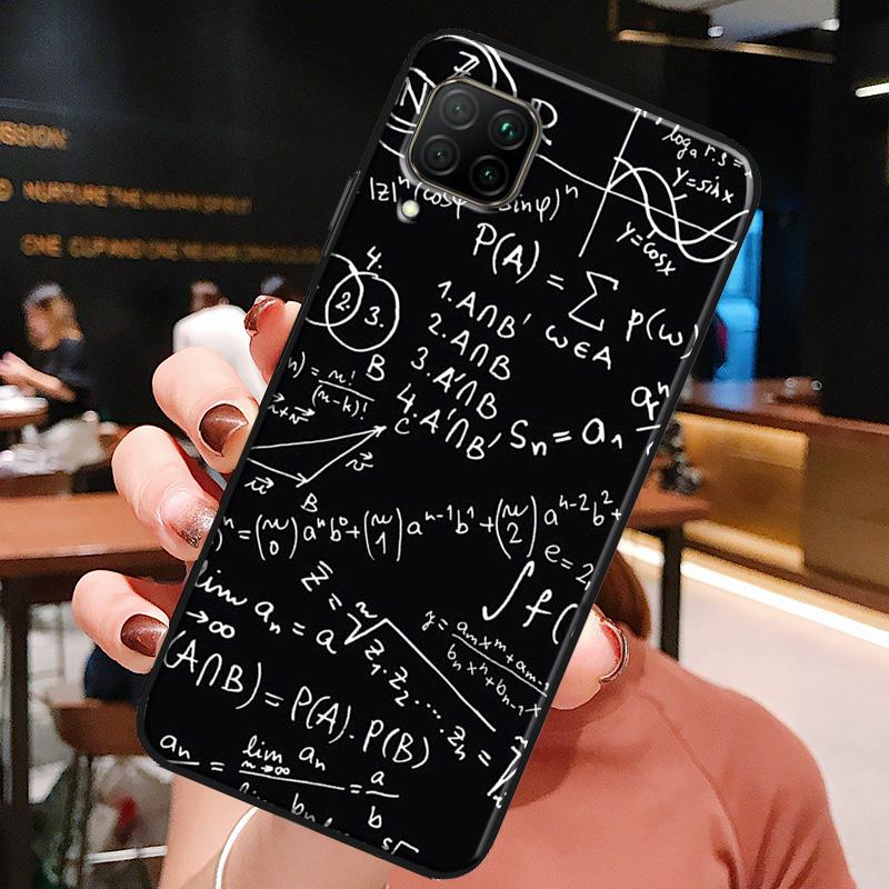 Чехол с формулами и уравнениями по физике и математике для Huawei Honor X8a X7a X9a X8 50 70 90 Lite Magic5 Pro P20 P30 P40 P50 P60 Nova 9 5T