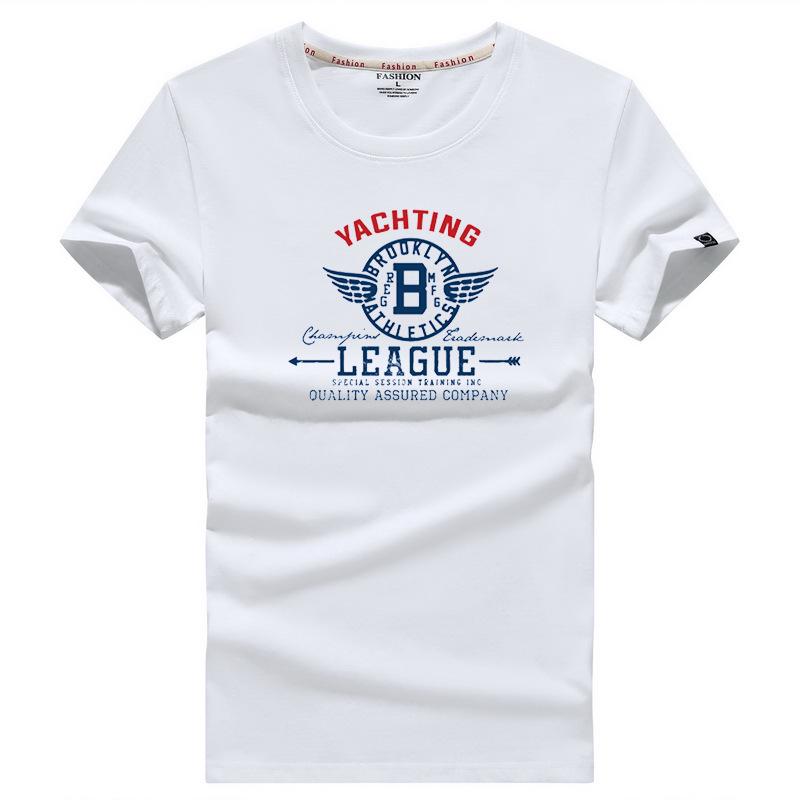 S-5XL Cotton Men Casual Tshirt Short Sleeve Fitness T-shirts Man Slim Sweatshirt Tee Shirt Steetwear