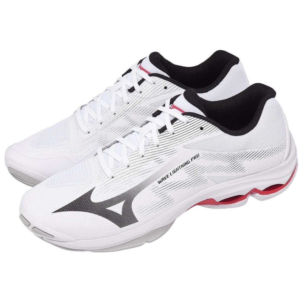 Mizuno Волейбольные кроссовки Wave Lightning Мужские Белые Черные V1GA2660-59