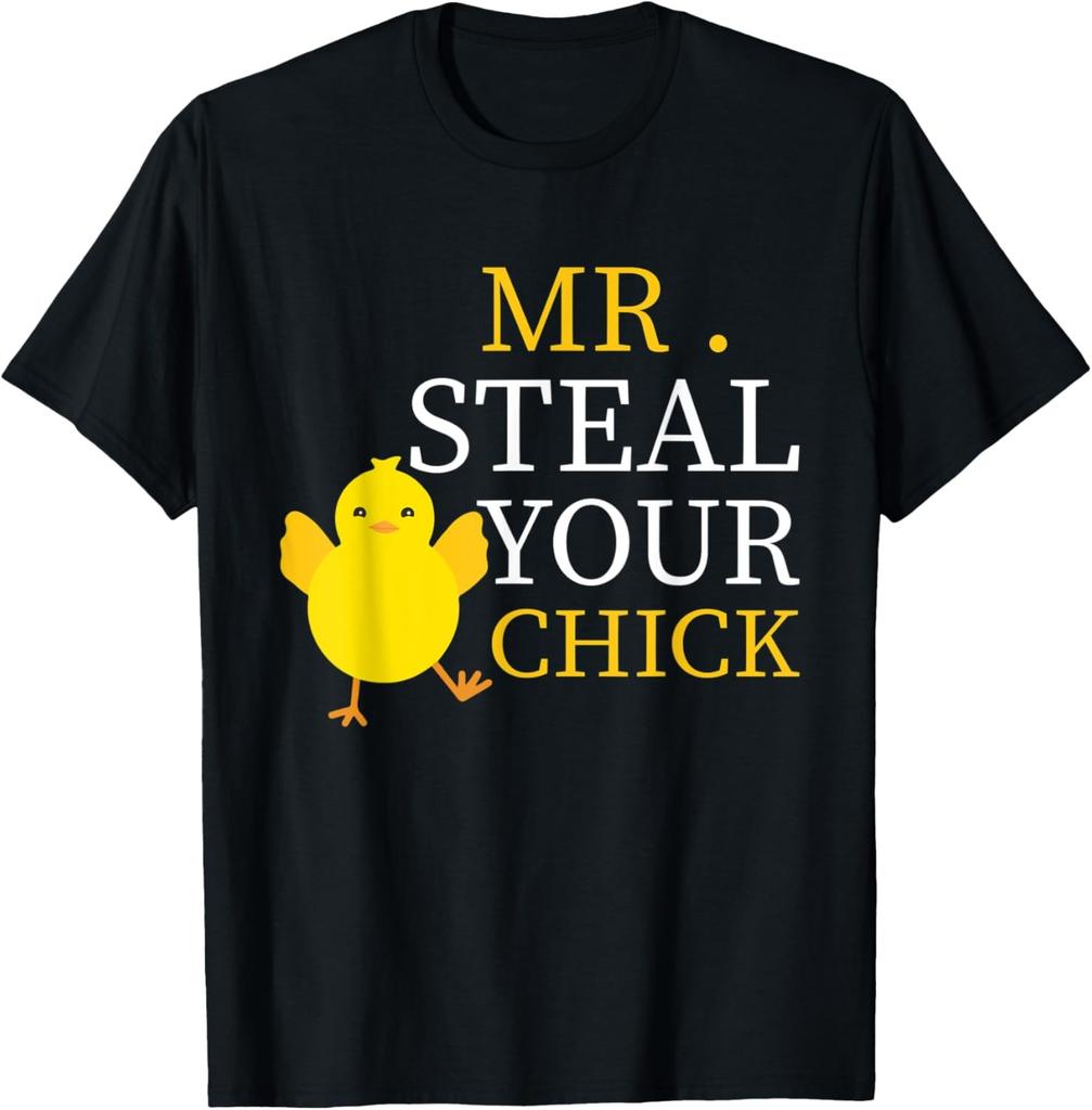 Mr Steal Your Chick Easter Boys Toddlers Funny Spring Humor T-Shirt