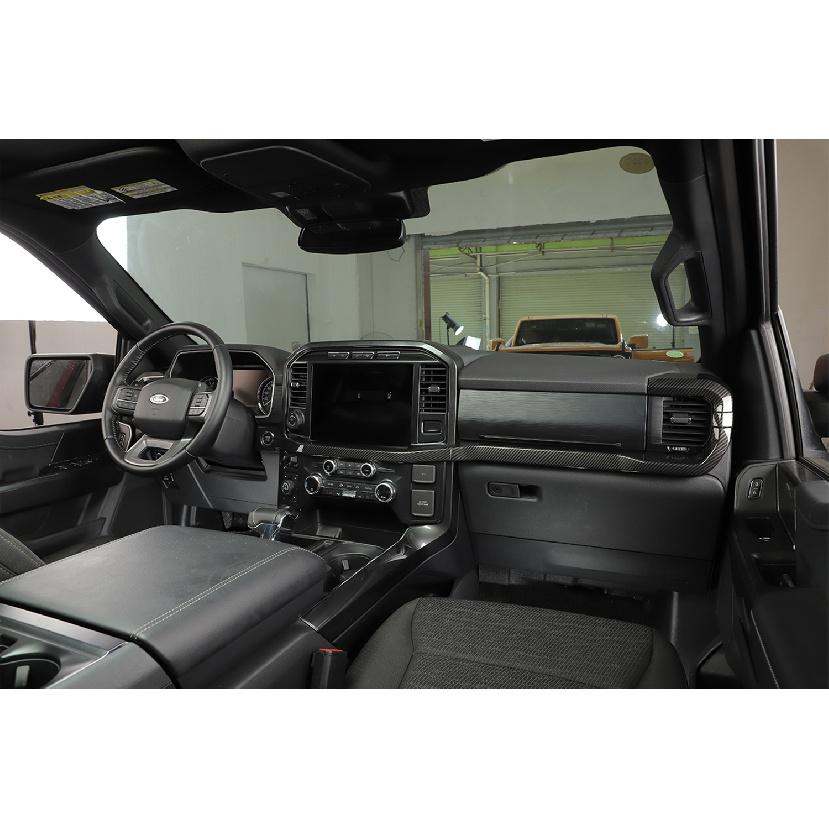 Наклейки на центральную консоль приборной панели автомобиля для Ford F150 2022 2023 молдинги для внутреннего укладки