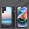 Темно-синяя морская вода Подходит для Samsung Galaxy S25 Ultra S20 FE S21 S22+ S23 Plus S24 S26 Edge магнитизм Стекло Чехол для телефона