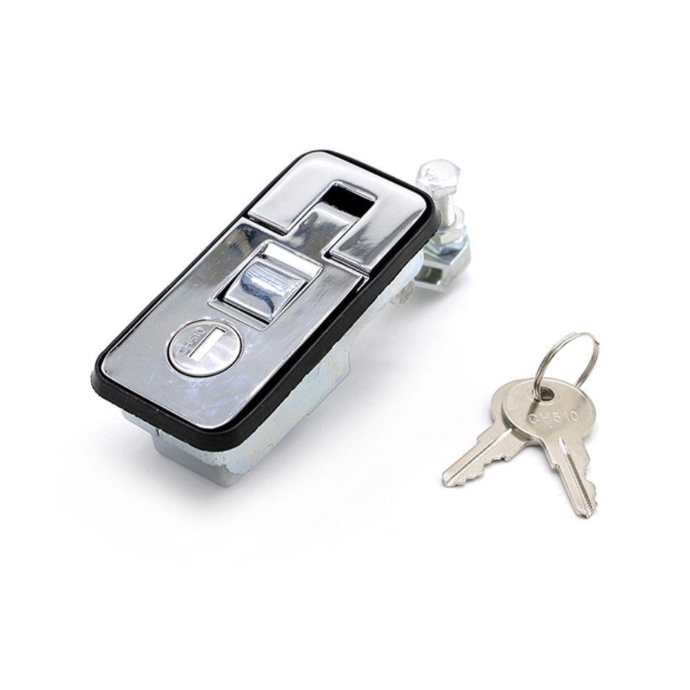 Zinc Alloy Compression Latch Lock Push Button Access Lever Push Button Latches RV Hatch Locks Boat